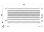 Valeo 822592 - Oe 95321794 Condensatore Aria Condizionata Con Essiccatore Per Trax, Mokka X (J13)