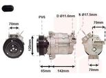 Van Wezel 0800K063 - Compressore Aria Condizionata Oe 94552594 Per Captiva, Antara (L07)