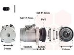 Van Wezel Compressore Aria Condizionata 12V Per Chevrolet Captiva Opel Antara