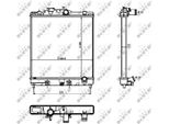 Nrf 526356 - Radiatore Oe 19010P2TG01, Raffreddamento Motore Per Civic V, Civic Vi, Crx Iii (Eg, Eh)