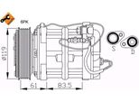 Nrf 32108 - Compressore Aria Condizionata Oe 3545088 Per C70 I (872, 873), S70 (874), S80 I (184), V70 I (875, 876), XC70 (295)