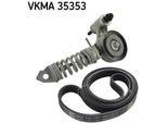 Skf Vkma 35353 Kit Cinghie Trapezoidali Oe 25195388 Compatibile Con Astra J, Cascada, Corsa D, Corsa E, Insignia, Cruze, Orlando, Meriva, Zafira