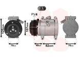 Van Wezel 0800K039 - Compressore Aria Condizionata Oe 95967303 Per Spark (M300)