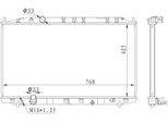 Nrf 59225 - Oe 19010RL0G01 Radiatore, Raffreddamento Motore Per Accord Viii