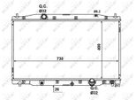 Nrf 58457 - Oe 19010R06E01 Radiatore, Raffreddamento Motore Per CR-V Iii (Re)