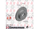 Zimmermann 400.6470.20 - Disco Freno Per Sprinter (W903), Sprinter (W901, W902), Sprinter (W904), Vario