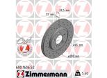 Zimmermann 600.1606.52 - Disco Freno Per Toledo I (1L2), Corrado (53I), Golf Iii (1H), Passat (35I), Vento (1H)