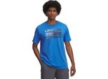 Under Armour Ua Team Issue Wordmark Ss 402 Blue Circuit 402 Blue Circuit M