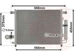 Van Wezel 81005049 - Oe 96469288 Condensatore Aria Condizionata Con Essiccatore Per Aveo (T200), Aveo (T250, T255)
