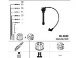 Ngk 5049 - Set Di Cavi Candela Oe 32700 P0F 000 Per Accord Iv, Accord V, Prelude