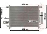 Van Wezel 81005061 - Oe 96469289 Condensatore Aria Condizionata Con Essiccatore Per Aveo (T200), Aveo (T250, T255)
