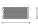 Nrf 350494 - Condensatore Aria Condizionata Oe 80100TBCA01 Con Essiccatore Per Civic X