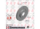 Zimmermann 285.3527.20 - Disco Freno Per Elantra (Md, Ud), Elantra (Ad), I30 (Gd), I30 (Pd), Kona (Os), Veloster (Fs), Ceed (Jd), Ceed (Cd), Pro Ceed (Jd), Xceed (Cd)