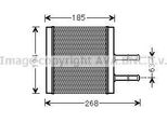 Prasco CTA6042 - Oe 96539642 Scambiatore Di Calore, Riscaldatore Per Aveo (T200), Aveo (T250, T255)