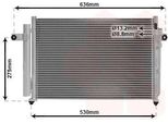 Van Wezel 82005090 - Oe 97606 1C350 Condensatore Aria Condizionata Con Essiccatore Per Getz (Tb)