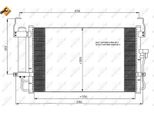 Nrf 35474 - Condensatore Aria Condizionata Oe 976062D000 Con Essiccatore Per Tiburon, Elantra (Xd), Coupe (Gk)