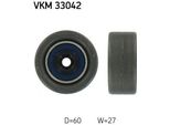 Skf Vkm 33042 Rullo Tenditore, Cinghia Trapezoidale Dentata Oe 575191 Compatibile Con Berlingo, C2, C3, Jumpy, Xsara, Scudo, 206, 306, 307, Expert, Partner
