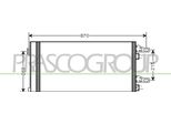 Prasco CI954C001 - Oe 1610136780 Klimakondensator Mit Trockner FüR Jumper, Ducato, Boxer