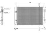 Nrf 350496 - Oe 976060U000 Condensatore Aria Condizionata Con Essiccatore Per I20 (Pb)
