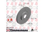 Zimmermann 280.3161.52 - Disco Freno Per Civic Vii