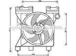 Prasco CN7547 - Ventola Radiatore Oe 125396 Per Xsara, Berlingo, Partner, Partner (5, G), Partner Origin (G), Partner Tepee
