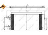 Nrf 35895 - Oe 1610136780 Klimakondensator Mit Trockner FüR Jumper, Ducato, Boxer