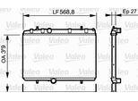 Valeo 734338 Radiatore Motore Oe 1330F5 Compatibile Con Berlingo, C4, C4, C5, DS4, DS5, Xsara, 3008, 307, 308, 406, 407, 5008, 508, Partner, Rcz