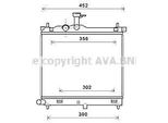 Prasco HYA2291 - Oe 253100X000 Radiatore, Raffreddamento Motore Per I10 (Pa)