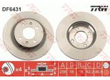 Trw DF6431 - Oe 51712 1J500 Disco Freno Per I20 (Pb)