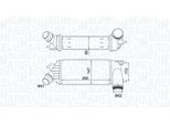 Magneti Marelli 351319204140 - Intercooler Oe 1440010980 Per Jumpy (VF7), C8 (Ea, Eb), Expert Tepee (VF3X), Expert (Vf), 807 (Eb)