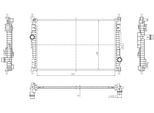 Nrf 59302 Radiatore Motore Oe 1609648380 Compatibile Con Berlingo, C4, Traveller, Rifter, Partner, Expert, 508, 5008, 308, 3008, Zafira, Vivaro, Grandland, Combo, Spacetourer, Jumpy, C5