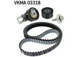 Skf Vkma 03318 Kit Cinghia Dentata Oe 31339887 Compatibile Con C4, DS3, DS4, DS5, Jumpy, Spacetourer, B-Max, C-Max, Berlingo, C-Elysee, C3, Ecosport, Fiesta, Focus, Ka, Kuga, Mondeo, Tourneo, Transit, Combo, Crossland X, Grandland, 2008, 208, 3008, 301, 308, 5008, 508, Expert, Partner, Rifter, Traveller