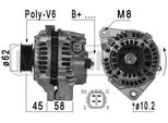 Era 209008A - Alternatore Oe 31100 Plm A01 Per Civic Vii, Civic Viii, FR-V (Be)