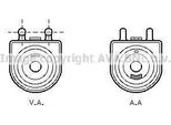 Prasco PE3271 - Radiatore Olio Oe 1103N0 Per Berlingo, C4 (La), C4 I (Lc), Xsara, 206 Cc (2D), 206 (2A/C), 206 Sw (2E/K), 206 Van, 306, 307, 307 Cc (3B), 307 Sw (3H), 406, 407, 407 Sw (6D, 6E), Partner (5, G), Partner Origin (G)