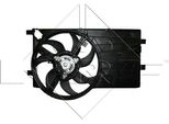 Nrf 47352 - Ventola Radiatore Oe 1253P5 Per Nemo, Fiorino, Qubo, Bipper Tepee, Bipper (Aa)