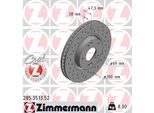 Zimmermann 285.3513.52 - Disco Freno Per Grandeur (Hg), I30 (Fd), I30 (Gd), Veloster (Fs), Soul Ii (Ps), Pro Ceed (Jd), Ceed (Jd)