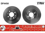Trw DF4458 - Disco Freno Oe 51712 0X500 Per I10 (Pa), I10 (Ba, Ia), Picanto (Sa), Picanto (Ta)