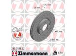 Zimmermann 285.3518.52 - Disco Freno Per I40 (Vf), Ix35, Sonata V (Nf), Tucson (Jm), Carens Iv, Optima (FSGDS6B), Optima (Jf), Sportage (Sl)