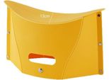 Inf Sgabello Pieghevole Portatile Con Design Manuale Giallo