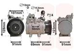 Van Wezel Compressore Aria Condizionata 8200K161 Per Hyundai Tucson (Jm)