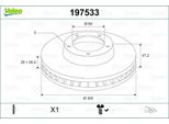 Valeo 197533 - Oe 51712 2Y000 Disco Freno, Asse Anteriore Per Tucson (Jm), I40 (Vf), Ix35, Sonata V (Nf), Carens Iv, Optima (FSGDS6B), Optima (Jf), Sportage (Je, Km), Sportage (Sl)