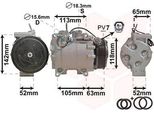 Van Wezel 2500K238 - Compressore Aria Condizionata Oe 38810RBA006 Per Accord Vii