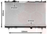 Van Wezel 07002101 - Oe 5019213 Radiatore, Raffreddamento Motore Per Neon Ii