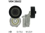 Skf Vkm 38602 - Oe 04668509AB Puleggia Tenditore, Cinghia A V Per Pt Cruiser (Pt)