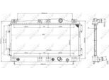 Nrf 53955 - Oe 4546900 Radiatore, Raffreddamento Motore Per Neon I