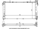 Nrf 56133 - Oe 4809225 Radiatore, Raffreddamento Motore Per Voyager Iv