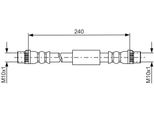 Bosch 1 987 481 666 - Tubo Freno Oe 4806 H5 Per Jumpy (VF7), Scudo, Expert (Vf), Expert Tepee (VF3X)
