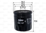 Valeo 586147 - Filtro Olio Oe 9808867880 Per Jumper, Tourneo Custom, Transit Custom, Transit, Transit Tourneo, Transit V363, Defender (L316), Boxer