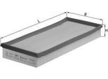 Filtro Aria Mahle Lx 662 Per Volvo V40 Station Wagon (645) Cartuccia Filtrante