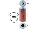 Mahle Ox 92D - Filtro Olio Oe 11849025 Per Classe E (W124), Classe E (W210), Classe E (S210), Classe S (W140), Classe S (C140), Sl (R129)